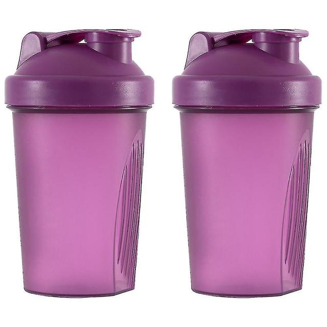 Syhsj Shaker Bottle Protein Storage For Powder Workout Gym Wire Whisk Balls Purple on Productcaster.