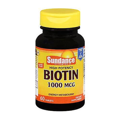 Sundance High Potency Biotin Tablets,1000 mcg,60 Tabs (Pack of 1) on Productcaster.