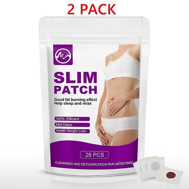 Tib Minch 56pcs Natural Herbs Navel Sticker Slimming Patch Fast Burning Fat & Lose Weight Products Effective Body Shaping Patches 2 Pack on Productcaster.