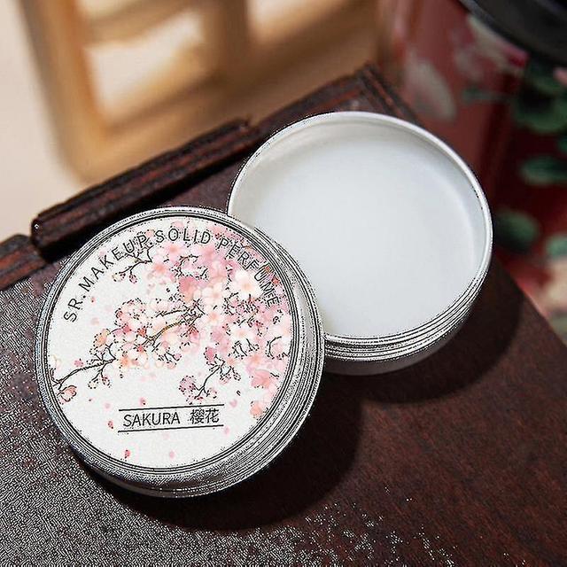 Chinese Women Solid Perfume Portable Solid Balm Long-lasting Fragrances Fresh And Elegant Female Solid Perfumes cherry blossom on Productcaster.