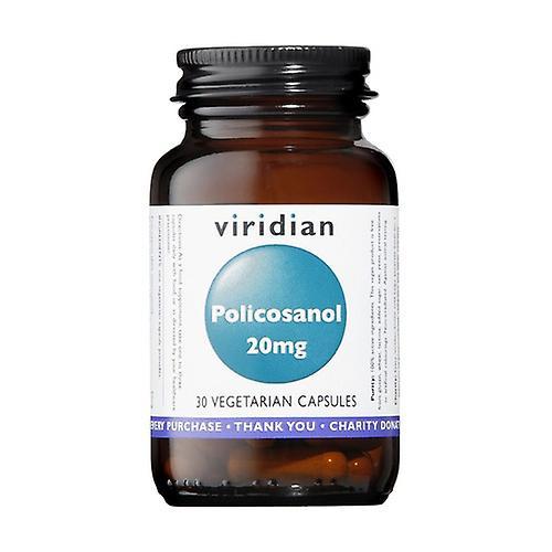 Viridian Policosanol 20mg 30 vegetable capsules on Productcaster.