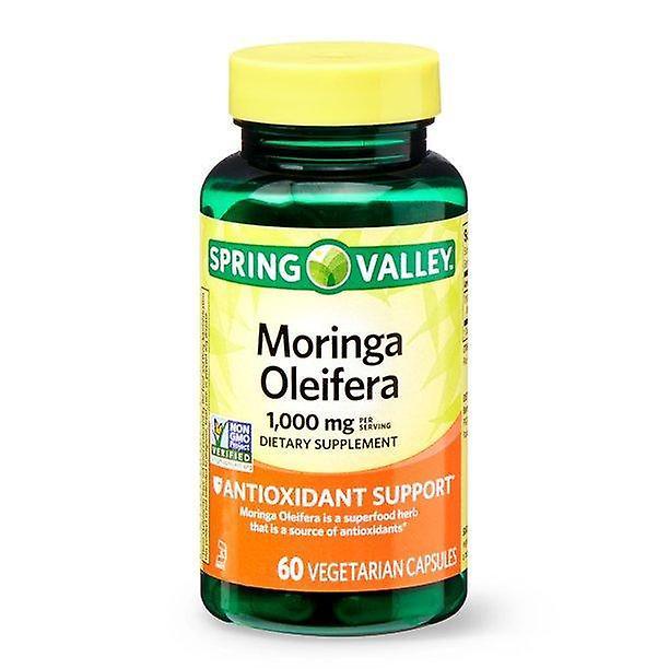 Spring valley moringa oleifera vegetariánske kapsuly, 1000 mg, 60 on Productcaster.