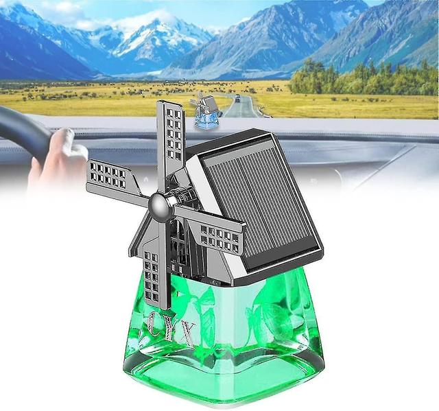 Assainisseurs d’air de voiture, diffuseur de parfum de voiture à énergie solaire, aromathérapie rotative à énergie solaire éolienne assainisseur d’... on Productcaster.