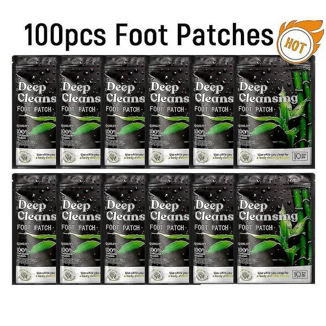 100/20pcs Detox Foot Patches Almofadas para alívio do estresse e sono profundo Toxinas do corpo Pés- on Productcaster.