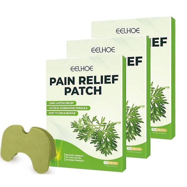 30pcs Knee Medical Plaster Wormwood Extract Knee Relief Patches Kit Knee Joint Pain Plaster Chinese Wormwood Extract Sticker on Productcaster.