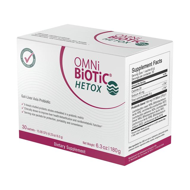 OMNi BiOTiC Hetox Probiotisk Lever Detox 30 poser on Productcaster.