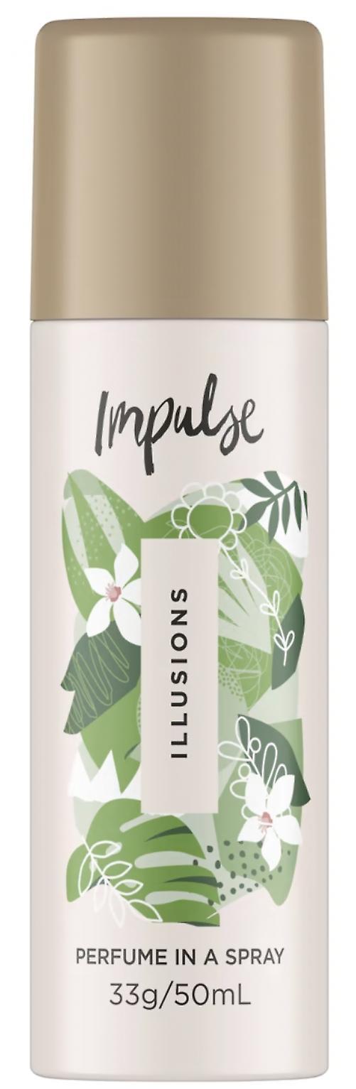 Impulse perfume in a spray handy on-the-go lifestyle perfume 33g - illusions on Productcaster.