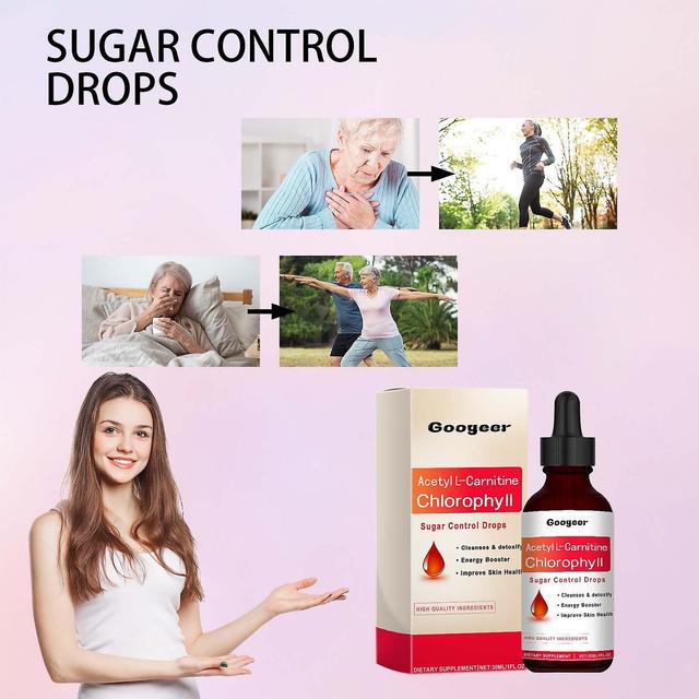 Zgwelt Sugar Control Supplement Drops, Acetyl L-Carnitine Chlorophyll Sugar Control Drops, Sugar Soothing Care Supplement for Balanced Blood Sugar ... on Productcaster.