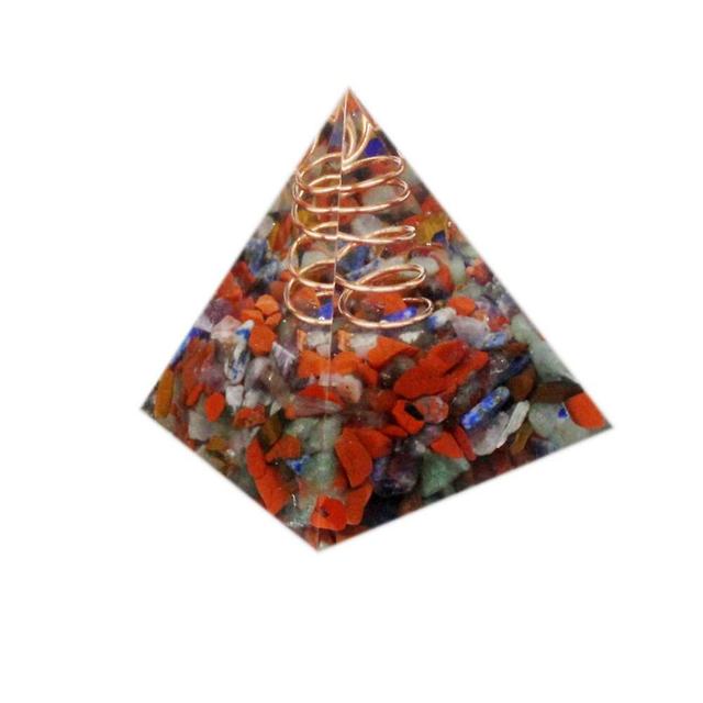 DeliaWinterfel Healing Crystal Energy Generator Blanacing Orgonite Pyramide Q-4cm / on Productcaster.