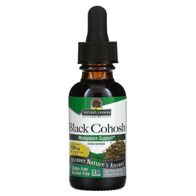 Nature's Answer Naturens svar, Black Cohosh, alkoholfri, 950 mg, 1 fl oz (30 ml) on Productcaster.