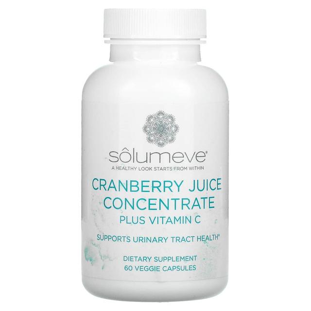 Solumeve, Cranberry Juice Concentrate plus Vitamin C, 60 Veggie Capsules on Productcaster.