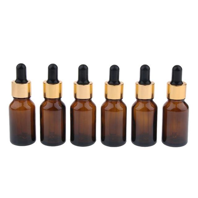 Bugu 6x Refillable Essential Oil Reusable Cosmetic Vase Dropper Bottles Canister 20ml on Productcaster.