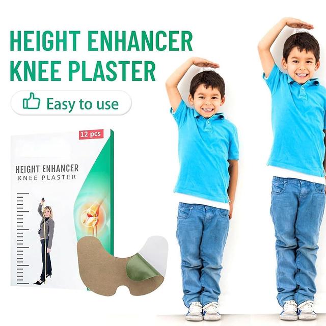 Height Enhancer Knee Plaster, Height Growth Patches Premium Peak Height Growth Supplement For Kids Teens To Grow Taller Naturally 4 Pack - 48pcs on Productcaster.