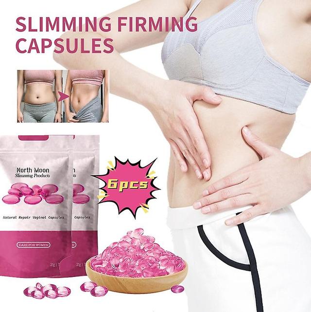 North Moon Fish Oil Slimming Soft Capsules Skin Tightening Belly Fat Slimming Care Soft Capsules Vitamins & Supplements1PCS 6PCS on Productcaster.