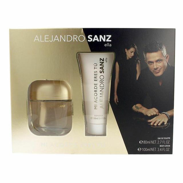 Coffret de Parfum Femme Alejandro Sanz Mi acorde eres tú 2 Pièces (2 pcs) on Productcaster.