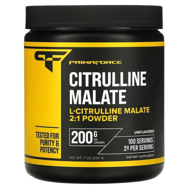 Primaforce, Malate de citrulline, non aromatisé, 7 oz (200 g) on Productcaster.