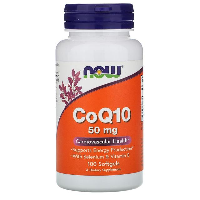 NOW Foods, CoQ10, 50 mg, 100 Softgels on Productcaster.