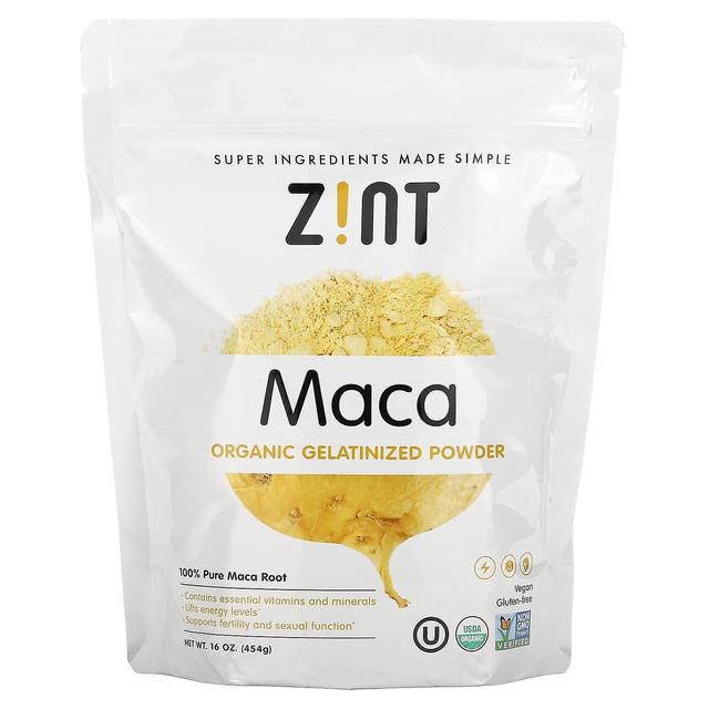 ZINT, Maca, Organic Gelatinized Powder, 16 oz (454 g) on Productcaster.