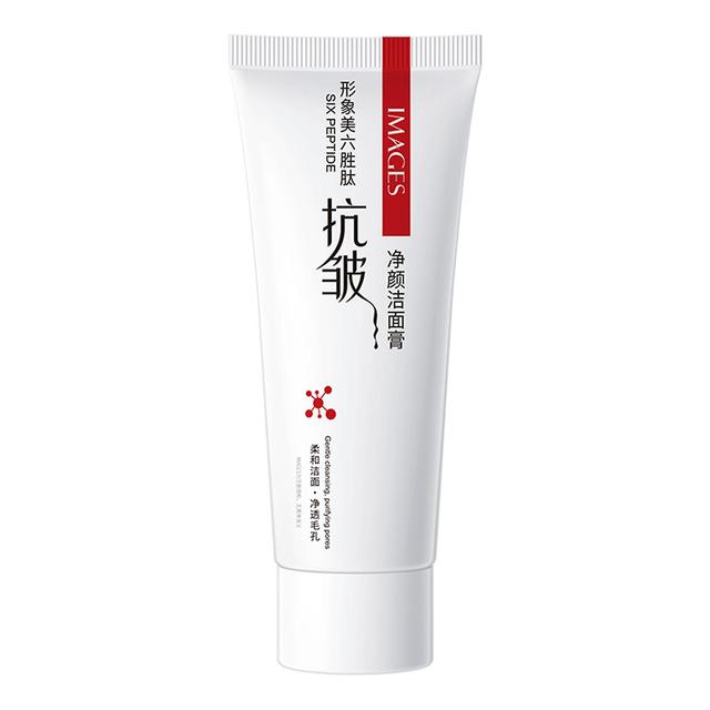 Six Peptides Anti-wrinkle Cleanser Compacts Anti-wrinkle Skin And Replenishes Skin White on Productcaster.