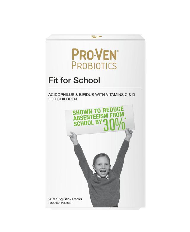 Proven Probiotics Todistetusti koulutikkupakkauksiin sopivat probiootit 28's on Productcaster.