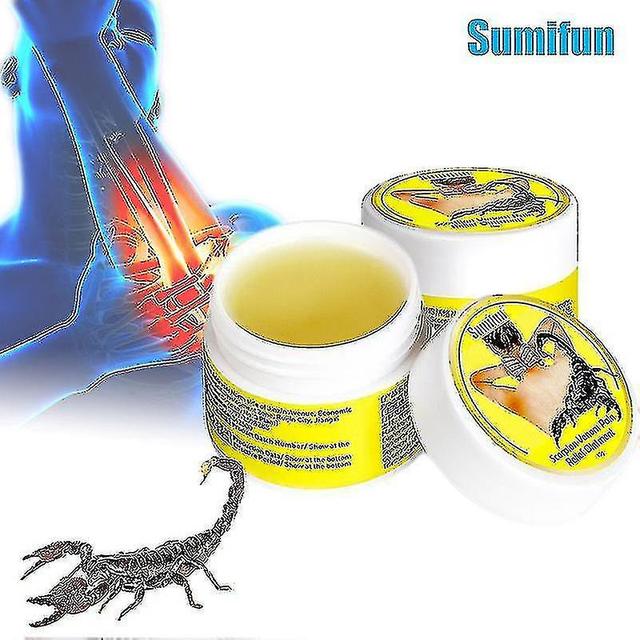 1ksS 10g Scorpion Venom Pain Relief Krém na ošetrenie kolenných chrbtových svalových kĺbov Sor on Productcaster.