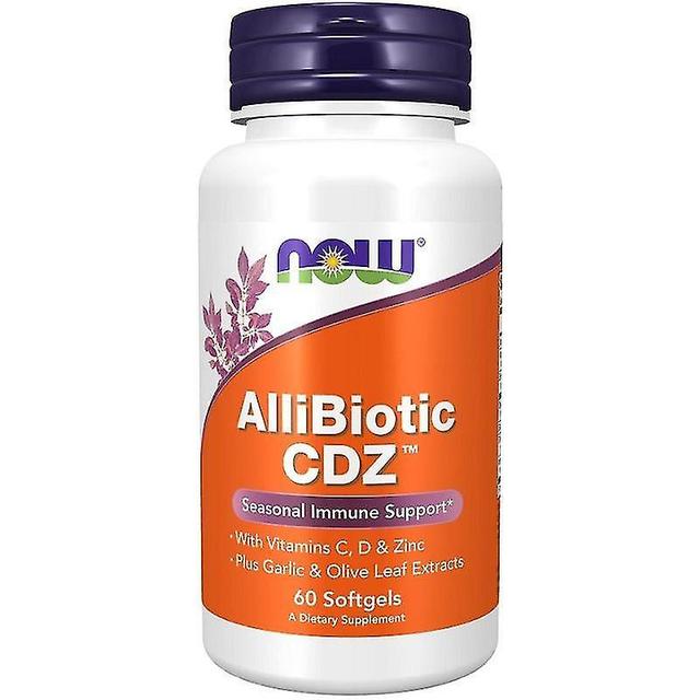 NOW Foods AlliBiotic CDZ Softgels 60 on Productcaster.