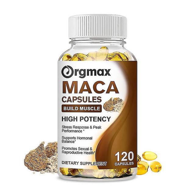 Guoguo Orgmax Ashwagandha Ginseng & Maca-Extrakt Kapseln Männer Energieeffizienz Erhöht die Muskelausdauer Hormonelles Gleichgewicht Männliche Funk... on Productcaster.