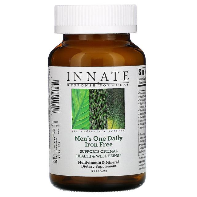 Innate Response Formulas, Men's One Daily, Iron Free, 60 Tablets on Productcaster.