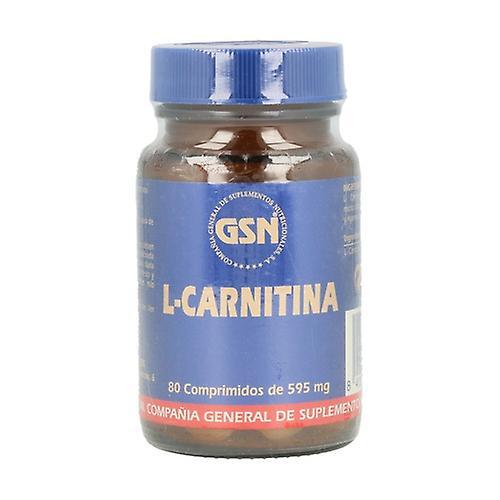 GSN L-Carnitine 80 tablets of 595mg on Productcaster.