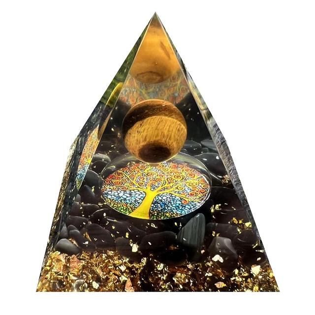 Crystal Pyramid Protection & Positive Energy Generator For Anxiety Relief 3 on Productcaster.