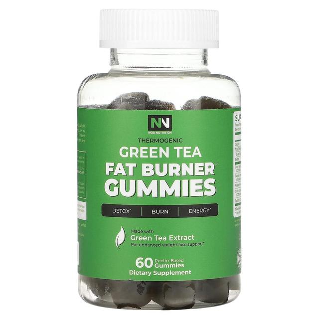 Nobi Nutrition, Green Tea Fat Burner Gummies, 60 Pectin-Based Gummies on Productcaster.