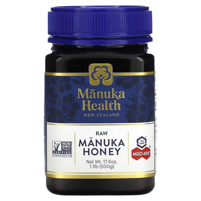 Manuka Health, Rauwe Manuka Honing, MGO 400+, 1.1 lb (500 g) on Productcaster.