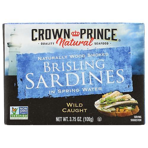 Crown Prince Sardine Brisling Wtr, Case of 1 X 3.75 Oz (Pack of 1) on Productcaster.