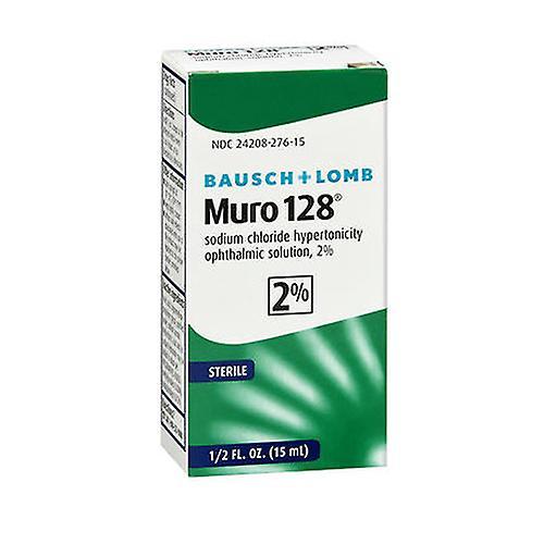 Bausch & Lomb Bausch And Lomb Muro 128 2% Sterile Ophthalmic Eye Solution, Count of 1 (Pack of 1) on Productcaster.