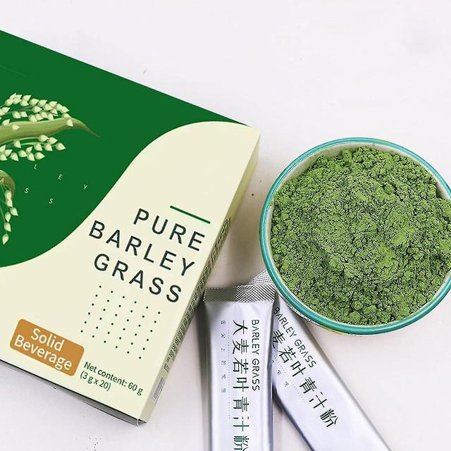 New Barley Grass Powder 100% Pure & Organic, Organic Barley Grass, Barley Grass Juice Powder Organic, Pure Barley Grass Vegan Friendly 3pcs on Productcaster.