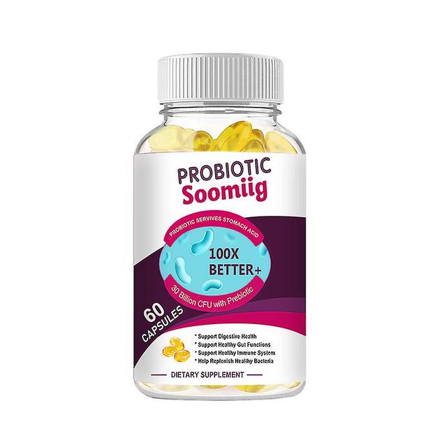 Visgaler Organic Probiotic Capsules Slimming Products Boost Immunity Stomach Care Aid Digestion 120capsule-A bottle on Productcaster.