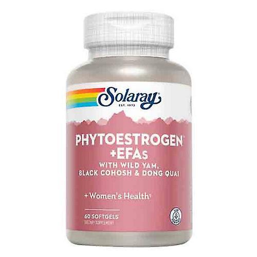 Solaray PhytoEstrogen Plus EFAs, 60 Softgels (Pack of 2) on Productcaster.