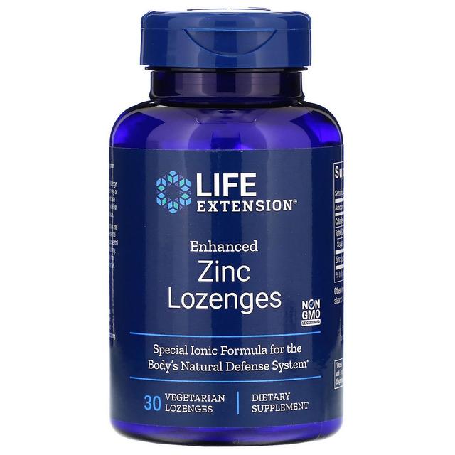 Life Extension, Enhanced Zinc Lozenges, 30 Vegetarian Lozenges on Productcaster.