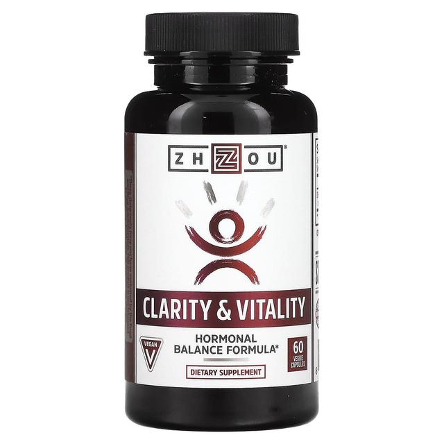 Zhou Nutrition, Clarity & Vitality, 60 Veggie Capsules on Productcaster.