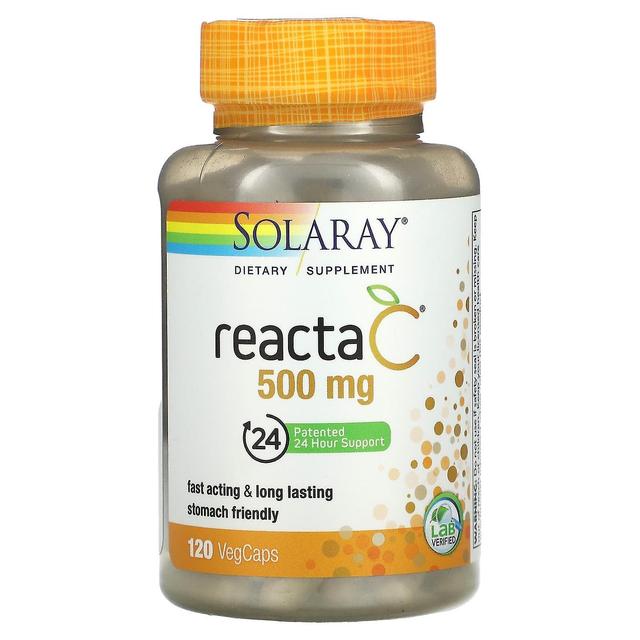 Solaray, Reacta-C, 500 mg, 120 VegCaps on Productcaster.