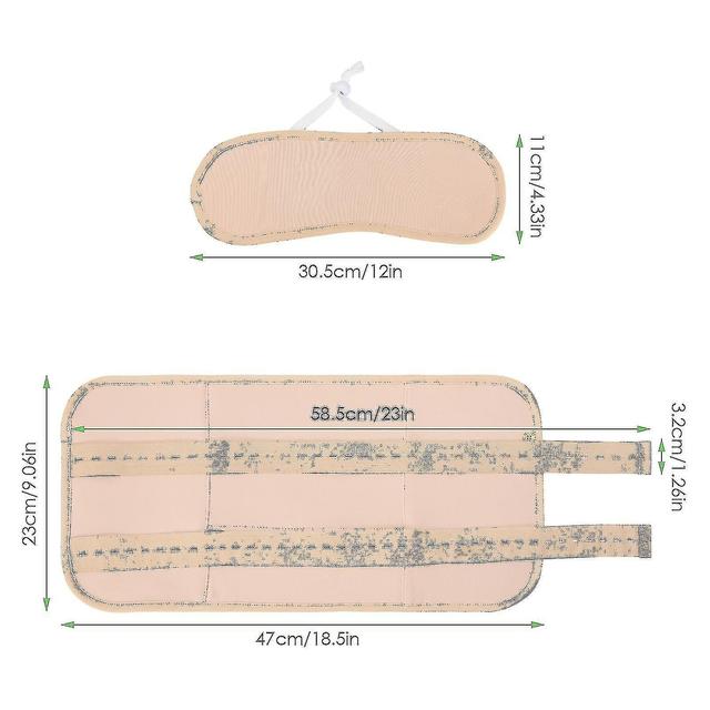 Ricinolja Pack Wrap för midja och sköldkörtel hals, återanvändbara organiska ricinolja förpackningar kit för lever detox, mage kit, sköldkörtel min... on Productcaster.