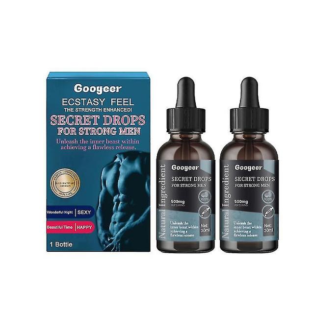 Googeer Secret Male Strength Drops Relieve Anxiety, Relax Body And Mind, Increase Vitality, Body Strengthening Drops 2PCS on Productcaster.