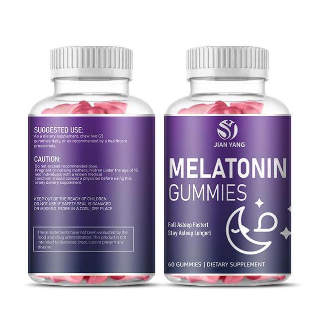 Melatonin Gummies doplnok výživy pre pokojný spánok, Sleep Gummies pre dospelých, 90 Gumičky s jahodovou príchuťou, 45-dňová zásoba 2pcs on Productcaster.