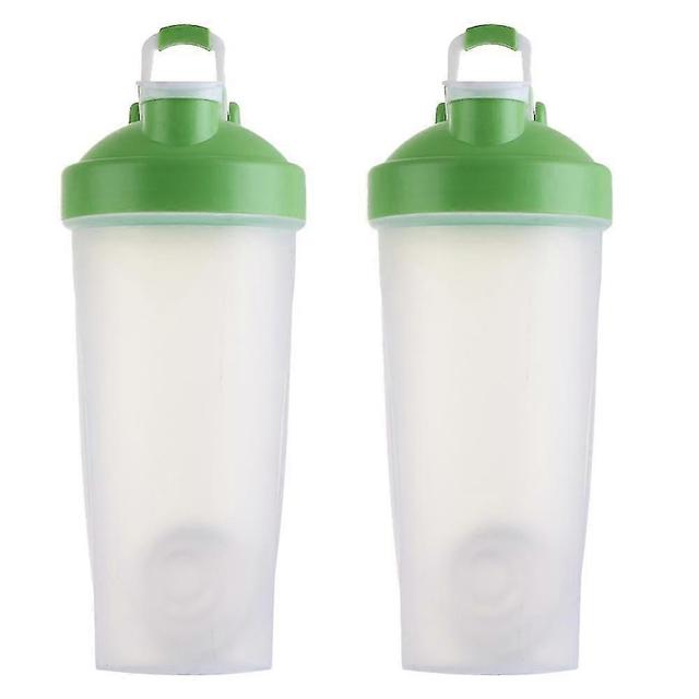 Plastic Protein Shake Bottle For Meal Replacement Shakes & Smoothies, Beverages, Mixing Salad Dressing Green on Productcaster.