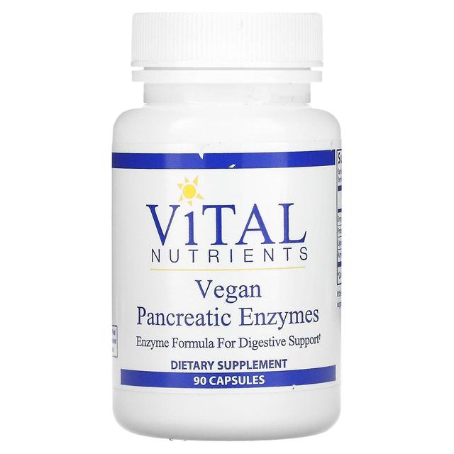 Vital Nutrients, Vegan Pancreatic Enzymes , 90 Capsules on Productcaster.