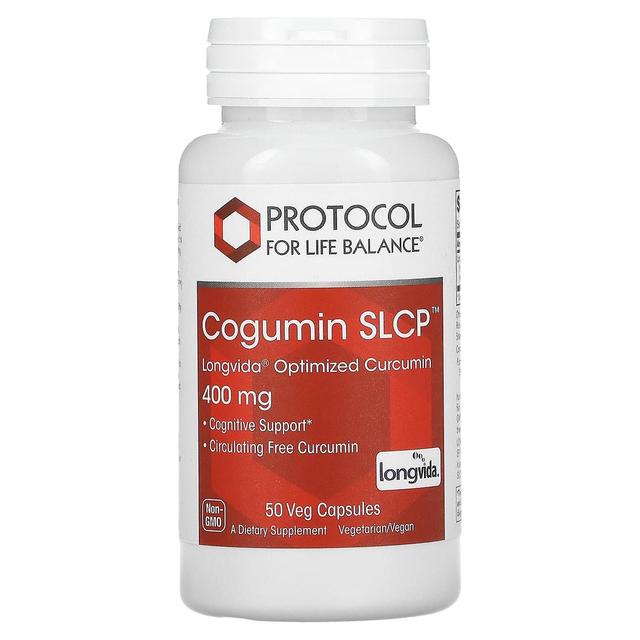 Protocol for Life Balance Protocollo per l'equilibrio della vita, Cogumin SLCP, 400 mg, 50 Veg Capsule on Productcaster.