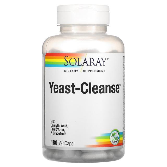 Solaray, Yeast-Cleanse, 180 VegCaps on Productcaster.