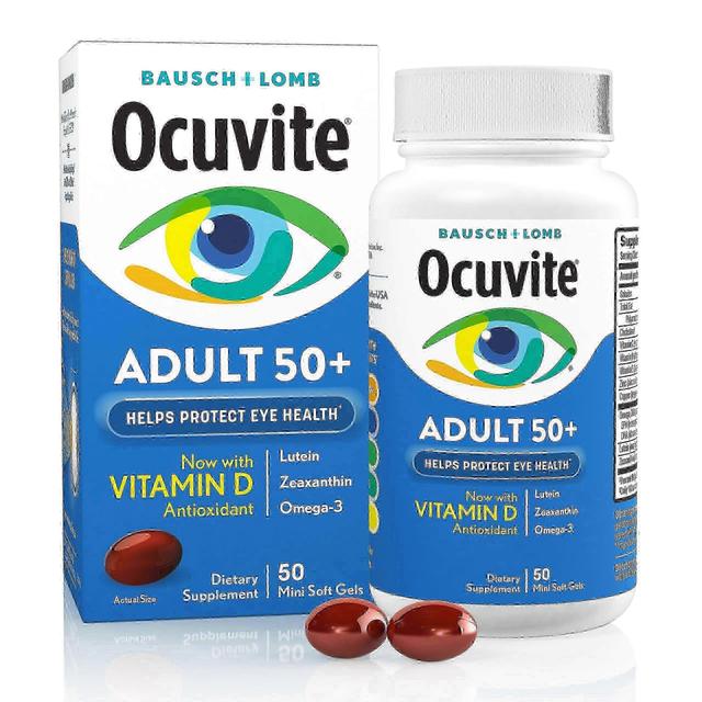 Bausch & lomb ocuvite adult 50+ eye vitamin & mineral, softgels, 50 ea on Productcaster.