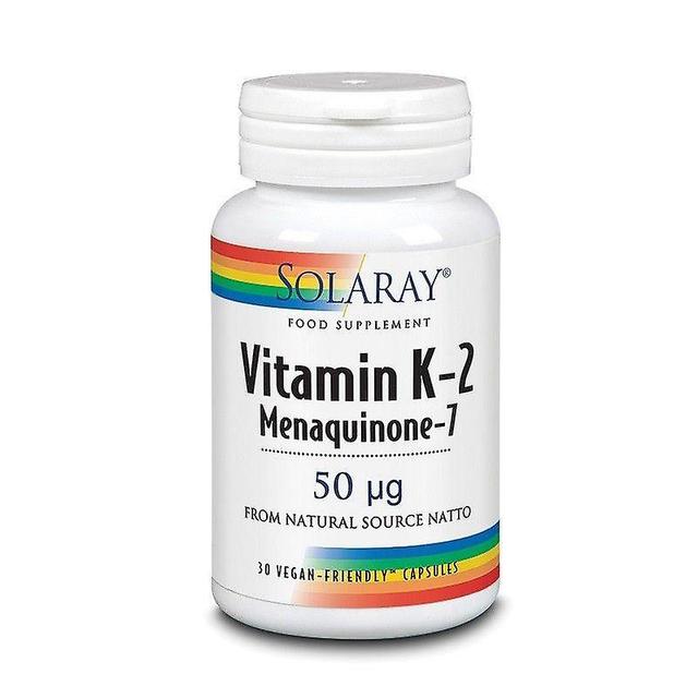 Solaray vitamina K-2 menaquinone-7 50mcg cápsulas 30 (53642) on Productcaster.