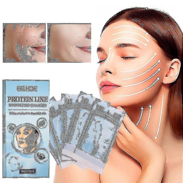 Filler viso assorbibile collagene proteina filo viso lifting paffuto seta fibroin linea hot60pcs / set miglior regalo on Productcaster.